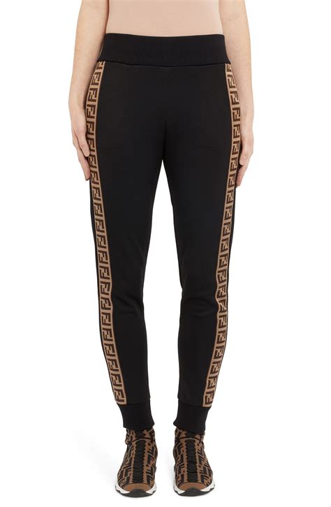 fendi track pants women's